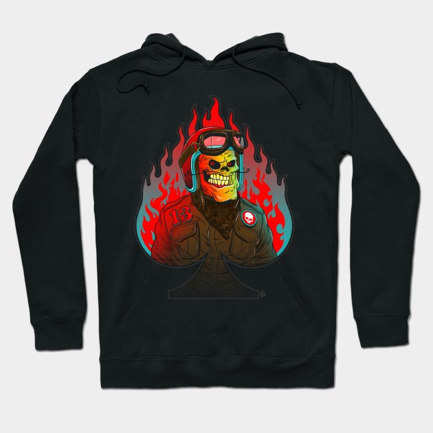 GRIN RIDER Hoodie by skowl